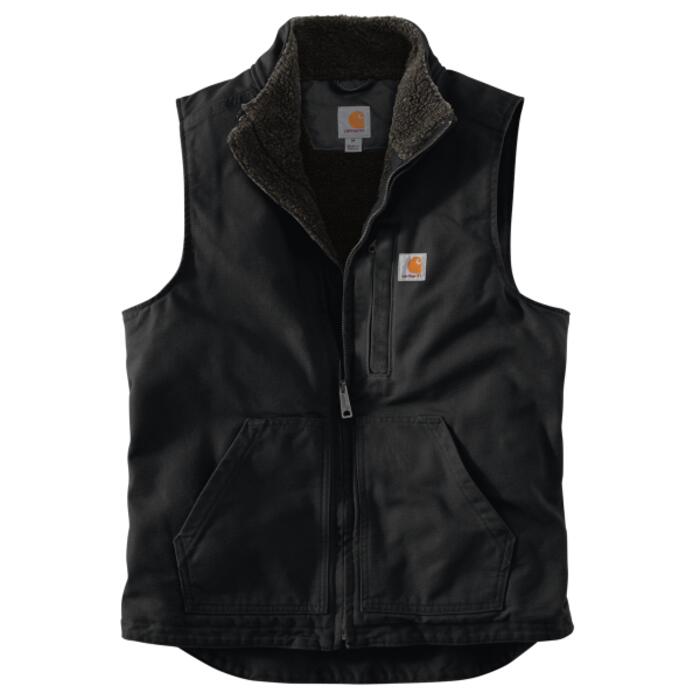 Sherpa Lined Mock Neck Vest Thumbnail