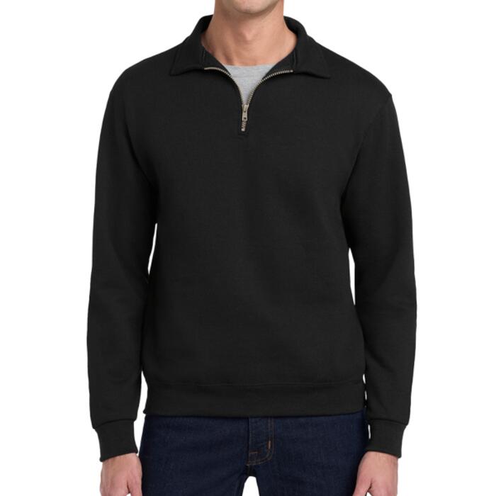 Super Sweats ® NuBlend ® 1/4 Zip Sweatshirt with Cadet Collar Thumbnail