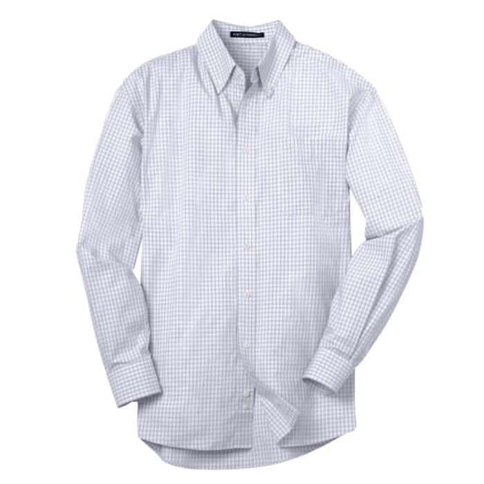 Plaid Pattern Easy Care Shirt Thumbnail
