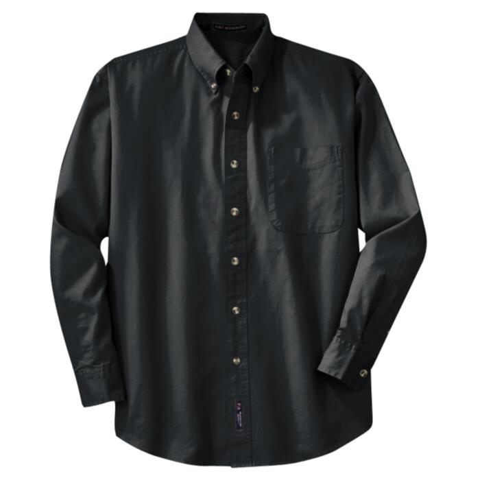 Tall Long Sleeve Twill Shirt Thumbnail