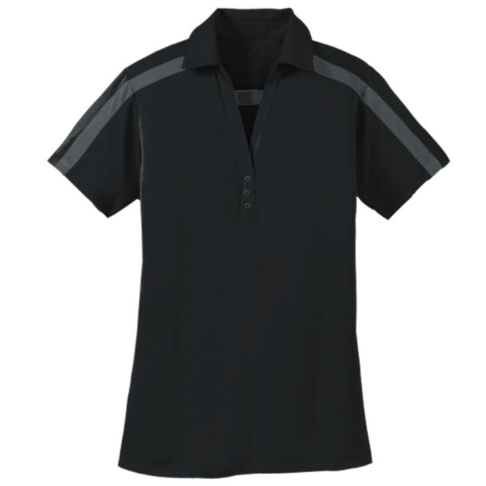 Women's Silk Touch Performance Colorblock Stripe Polo Thumbnail