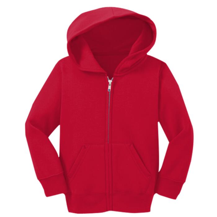 Toddler Core Fleece Full Zip Hooded Sweatshirt Thumbnail