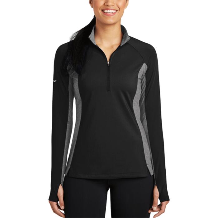 Women's Sport Wick ® Stretch Contrast 1/4 Zip Pullover Thumbnail