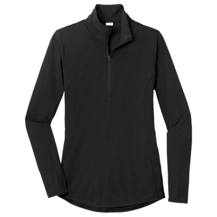 Women's PosiCharge ® Tri Blend Wicking 1/4 Zip Pullover Thumbnail