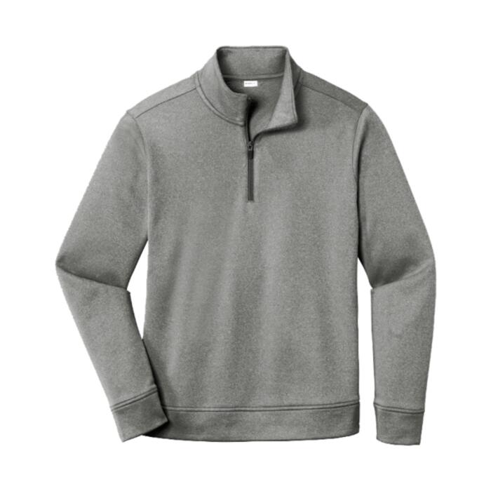 PosiCharge ® Sport Wick ® Heather Fleece 1/4 Zip Pullover Thumbnail