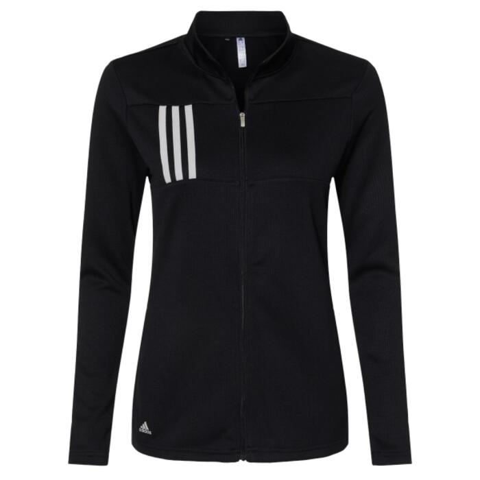 Women's 3-Stripe Double Knit Full-Zip Thumbnail