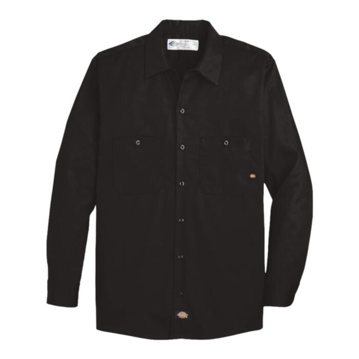 Men's Tall Industrial Cotton Long Sleeve Work Shirt Thumbnail