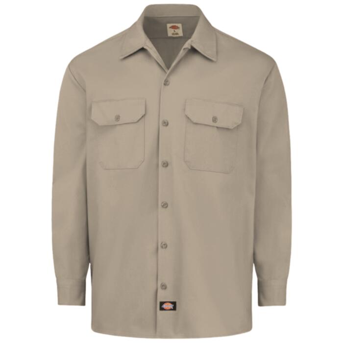 Men's Heavyweight Cotton Long Sleeve Shirt Thumbnail