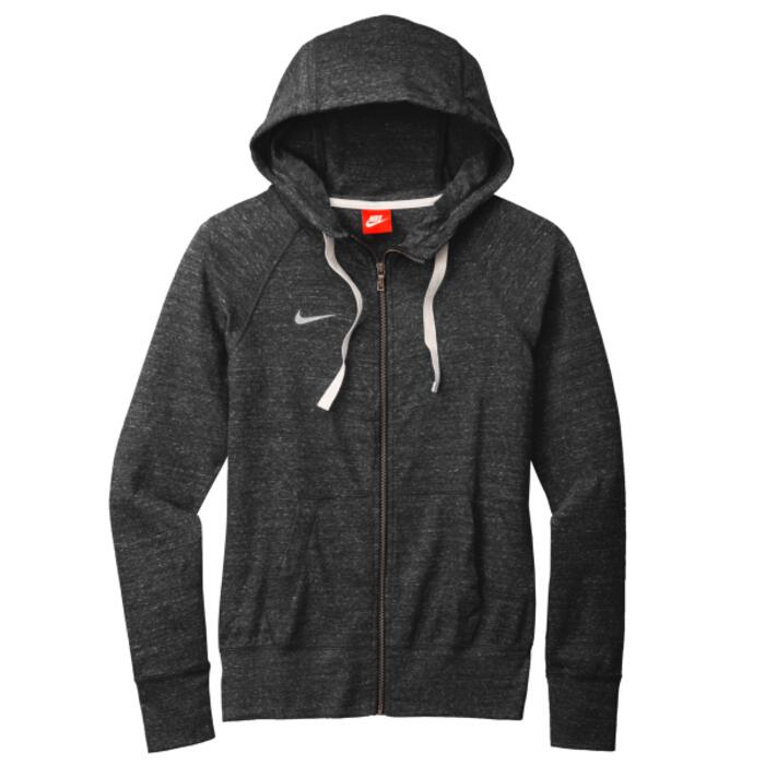 Women's Gym Vintage Full Zip Hoodie Thumbnail