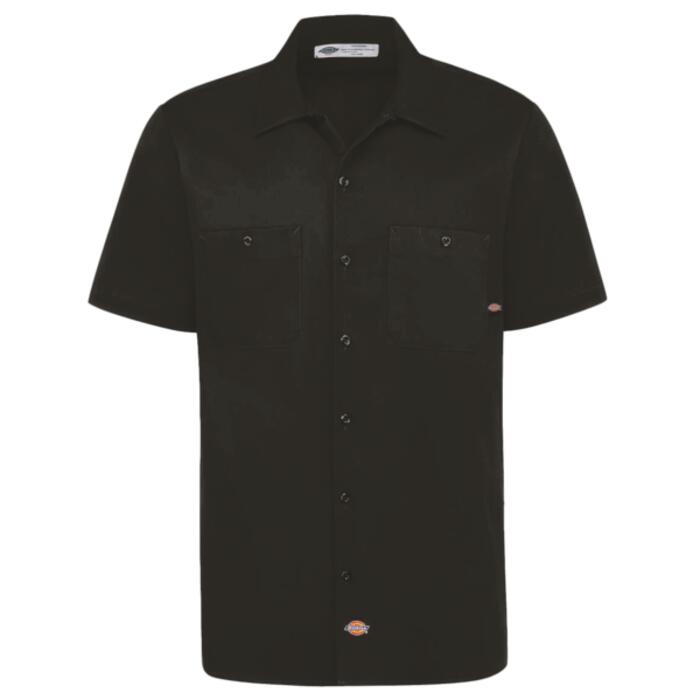 Men's Industrial Short Sleeve Cotton Work Shirt Thumbnail