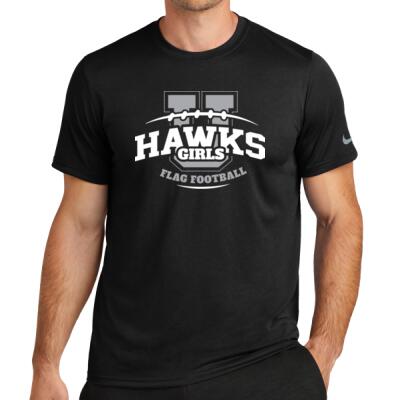 Grey Hawks - Swoosh Sleeve rLegend Tee Thumbnail